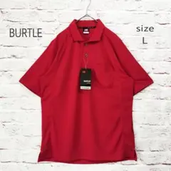 【未使用品タグ付き】BURTLE ボタンロゴ ポロシャツ ラグランスリーブのサムネイル