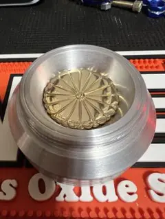 ダットサンコンペハンドル用ホーンボタンアルミ削り出し ダットサンコンペハンドル用ホーンボタンアルミ削り出し