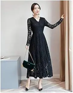 【最終値下げ！】パンダピーク パーティードレス ロング丈 ワンピースL