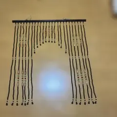 昭和レトロ　ビーズのれん　レトロポップ　玉のれん