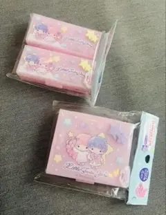 セリア　キキララ　リトルツインスターズ　小物ケース　2個セット　②のサムネイル
