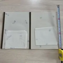 レトロ　レターセット　ハート　シンプル