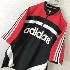 90ｓ ａｄｉｄａｓ デカロゴ ハーフジップ トラックジャケット ヴィンテージＬ