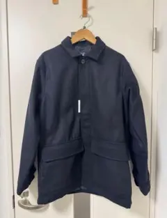 コムサイズム　アウターコート　ネイビー