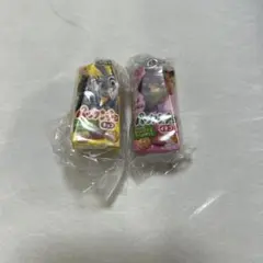 パックンチョ ミニチュアチャーム ズートピア2 イチゴA チョコB 2点 ガチャ