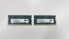 SKhynix DDR5 SO-DIMM 32GB （16GB×2） メモリ
