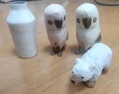 未使用一輪挿し　置物セットのサムネイル