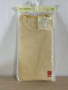 《新品未開封》UNIQLO ベビー ボディスーツ70 黄色