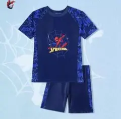 スパイダーマンの水着 子供用 2点セット2XL
