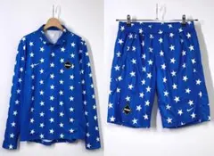 ♡美品 F.C.R.B. セットアップ　タイダイ ブルー　M　希少　レア 2025年最新】エフシーレアルブリストル セットアップmの人気アイテム