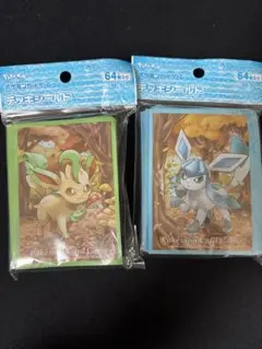 ポケモンカードゲーム デッキシールド リーフィア　グレイシアセット