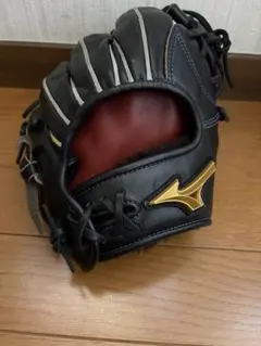 Mizuno EZ 黒 レザーグローブ 右投げ用 - メルカリ