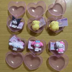 サンリオ　ハートカプセルコレクション　なかよしマスコット　エモきゅん