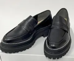 未使用／23.5cm／EVOL metoka 厚底ローファ／管9202