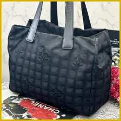 ★極美品★　CHANEL　シャネル　ニュートラベルライン トートバッグ　MM