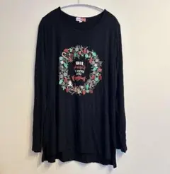 MERRY Wear ブラック 長袖Tシャツ Lサイズ 海外古着