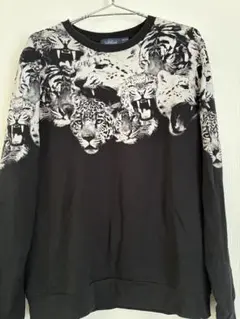 TOPMAN 動物柄 長袖トレーナー