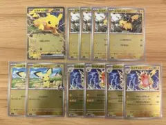 スタートデッキ100バトルコレクションピカチュウ ライチュウ ミラー4枚RR1枚