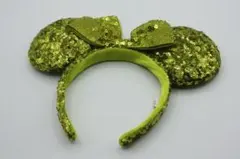 新品未使用　Disney(ディズニー) 　カチューシャ　キラキラグリーン