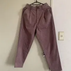 ライトコーデュロイタックテーパードパンツ