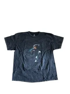 マイケルジャクソン ウォッシュ加工 Tシャツ 黒 バンドT ロックT