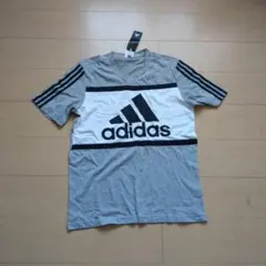 adidas グレー Tシャツ Lサイズ