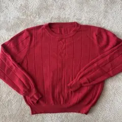 BLUE EAST ワイドリブニットトップス