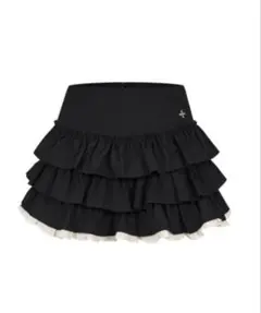 andwang Charm frill culotte mini skirt - メルカリ