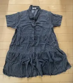 Pink Latte 半袖ワンピース Mサイズ 165cm ダークグレー