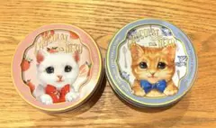 モロゾフ　猫　缶　2個