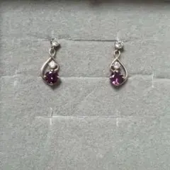 TSUTSUMI k10pg アメシスト　ピアス