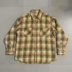 70's BIG MAC タータンチェック ワークシャツ ヴィンテージ 古着