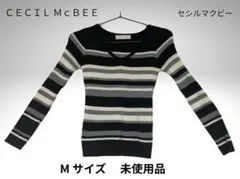 CECIL McBEE ニット セーター ボーダー Mサイズ 未使用品