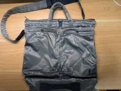【美品】激レア　PORTER　TANKER　ヘルメットバッグ　グレー