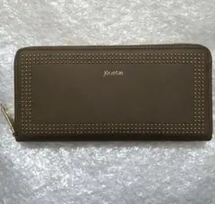 オーク系統 ラウンドファスナー長財布 新品未使用 合皮 ジュエティのサムネイル