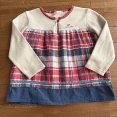 KP kid's stuff 長袖カットソー チェック柄 120