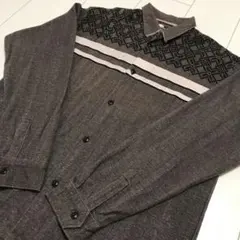 ブランド古着！日本製 groovers 50'sスタイル プリント ニットシャツのサムネイル