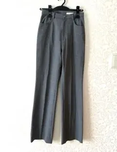 グレー パンツ ストレート M フォーマル 卒業式 入学式 スーツ 入園式