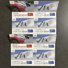 日本駐車場開発 株主優待券 紙チケット