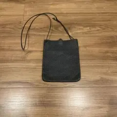 レザーメッシュサコッシュ