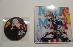 僕のヒーローアカデミア　轟焦凍　アクリルキーホルダー　缶バッジ　まとめ売り