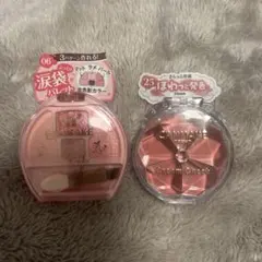 キャンメイク　プランぷくコーデアイズ06　クリームチーク25