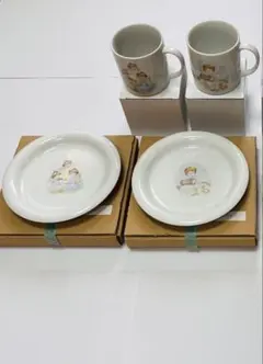 天使のお皿とマグカップのセット①