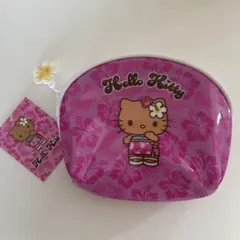 サンリオ ハローキティ ポーチ コナツ ハイビスカス
