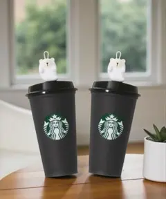 スターバックスハロウィン　カラーチェンジ　リユーザブルカップ　ベアリスタゴースト