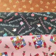 ☆マギーエンジェル（黒）　カントリーはぎれ