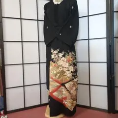 黒留袖絹から、ロングフォーマルドレス、そう、裏仕立て