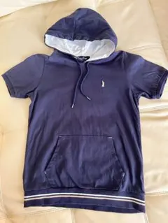 イーストボーイ半袖パーカーネイビー