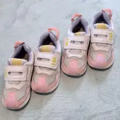 イフミー スニーカー　女の子用　2足セット　17.5 ピンク