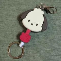 サンリオ キャラクターズチョコレート ポチャッコ ラバーリールキーホルダー
